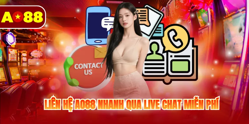 Liên hệ AO88 nhanh qua live chat miễn phí